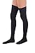 Jomi Compression Thigh High Collection, 20-30mmHg Premiere Closed Toe Made in USA 240 (Medium, Black)