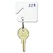 MMF Industries Snap-Hook Key Tag, White, 20 per Pack (2013001AA06)
