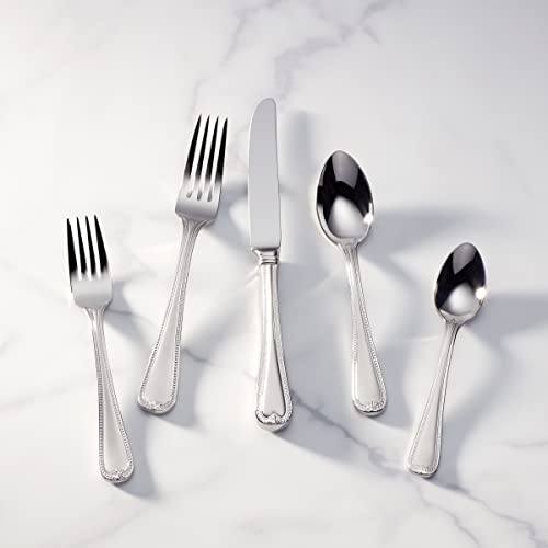 Lenox Vintage Jewel Frosted 5Piece Stainless Steel Flatware Place