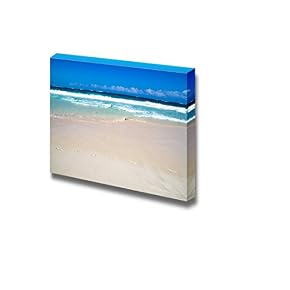 Sandy Beach with Summer Waves Wall Decor
