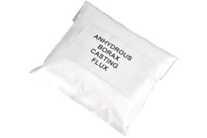 PMC SUPPLIES LLC 10 Lbs 160 Oz Anhydrous Borax Granular Graphite Crucible Powder Deoxidizing Casting Flux for Melting Assaying Refining Gold Silver Copper Separating Impurities