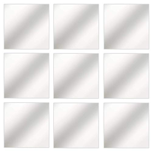 Buy Aneco 24 Sheets Flexible Mirror Sheets Mirror Wall Stickers Self