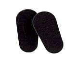 GMS Self Adhesive Soft Foam Nose Pads (10 Count, Black)