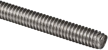 Hyfive 1x M6 Threaded Bar/Rod in A2 Stainless Steel, 500mm, Thread Pitch 1.00mm
