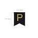 BESTOYARD Happy FING Birthday Decorations Banner with 10pcs Black Latex Balloons Party Favors