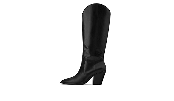Uterque 5077/051 - Botas de Vaquero de Piel para Mujer, Color Negro, Talla  35 EU : Amazon.es: Zapatos y complementos