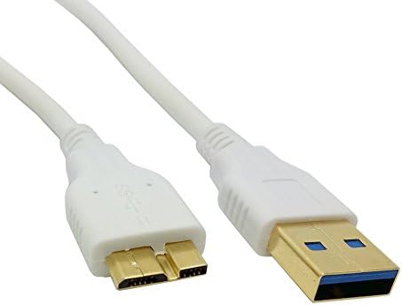AYA 6Ft (6 Feet) USB 3.0 Cable A (M) to Micro B (M) Cable w/Gold Connectors Certified SuperSpeed