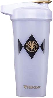 PERFORMA ACTIV (Power Rangers) 28oz Shaker Bottle, Best Leak Free Bottle with ActionRod Mixing Technology for 