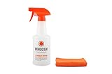 WHOOSH! Award-Wining Screen Cleaner - Safe for all screens - Smartphones, iPads, Eyeglasses, Kindle, Touchscreen & TVs - Includes 1 unit of 500ml/16.9 fl oz + Bonus Emoji Cloth