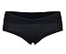 Intimate Portal Women Under the Bump Cotton Maternity Pregnancy Panties Pack 5-Pk Black White Beige Blue XL