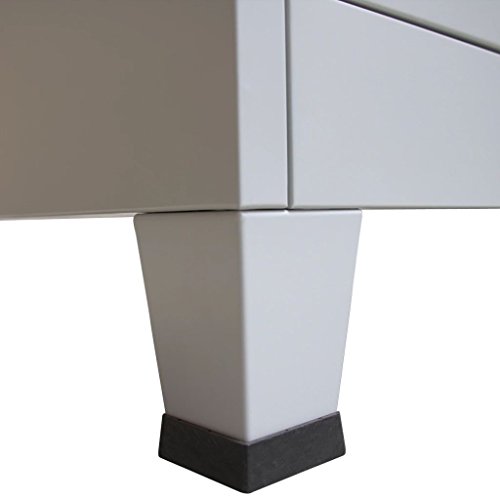 Fesjoy Steel Storage Cabinet, Locker Cabinet with 6 Compartments, Lockable Doors, 35.4x17.7x70.9 inches