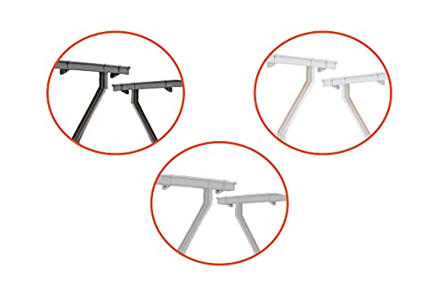 INEFA Dachrinnen Set Gartenhaus, NW 68, kastenförmig, Dunkelbraun 2 x 4,5m, zwei Dachseiten, Regenrinne für Satteldach… – Bild 4