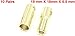 uxcell 10 Pairs Gold Tone Metal 5.5mm Dia Banana Cone Connectors