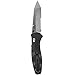 Benchmade - Barrage 583 Knife, Tanto Blade, Serrated Edge, Satin Finish, Black Handle