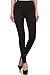 2ND DATE Women's Tummy Tuck High Waisted Fleece Leggings Black
