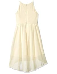 Amy Byer - Vestido de cuello alto para niña