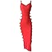 YOMISOY Women Sexy Bandage Hollow Out Backless Solid Spaghetti Strap Summer Long Maxi Outfits Dress