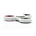 Yeahbeer Hand Spinner Toy Stress Reducer and Perfect for ADD, Fidget Work Ultra Fast Bearings, White Colorful