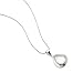 CHUVORA 925 Sterling Silver Inlay Natural Shell, Stone, Coral Teardrop Pendant Necklace for Women, 18