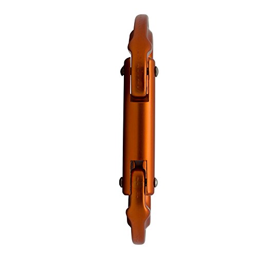 Fusion Climb Contigua Modified Straight Gate Modified D Shape Carabiner Orange - Thumbnail 4