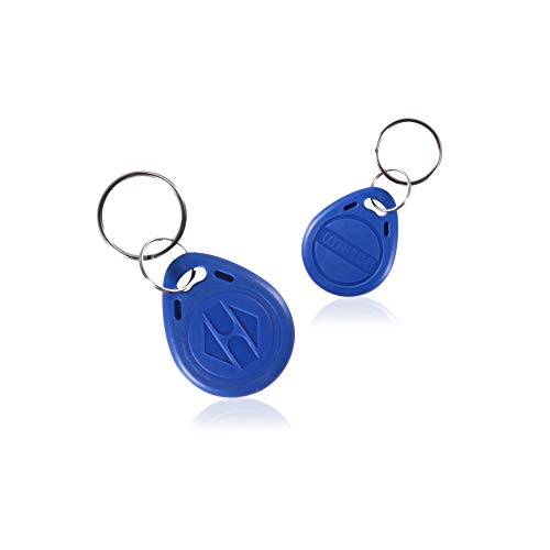 Organizer 50Pcs 125KHz RFID Key Fob Proximity ID Card Token Tag Keypad Card for Door Entry Access Control System for Security Lock Wholesale, Read Only