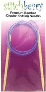 #9 5.5mm 60 Inch Circular Bamboo Knitting Needles