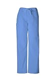 Scrubs - Authentic Cherokee Workwear Unisex Scrub Pant (Ciel, M)