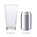 Bistro 20-ounce Premium Quality Clear Plastic Tumblers | set of 6