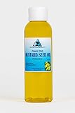 Mustard Oil Unrefined Organic Carrier Cold Pressed Pure 2 oz