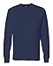 Hanes TAGLESS 6.1 Long Sleeve Tee with Pocket, M-Navy