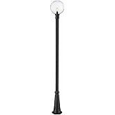 Z-Lite 599PHB-519P-BK Laurent Outdoor Post, 1-Light 60 Watts, Black