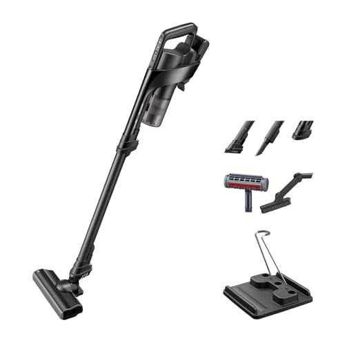 【Amazon.co.jp限定】シャープ(SHARP) 掃除機 コードレス EC-HR8A1-B 軽量 1.5kg スティック サイクロン スタミナ パワフル吸引 急速充電 スタンド付き 付属品9点