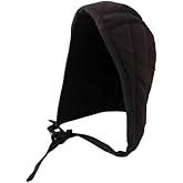 Medieval Cotton Padded Coif Arming Cap – Black, Heavy Stitching, Cotton Padded Armour Cap
