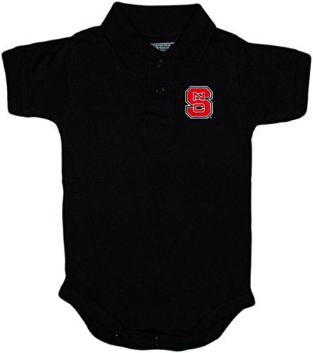 Creative Knitwear North Carolina State University NC Wovles Tide Newborn Polo Bodysuit