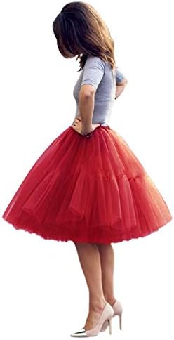 BABYONLINE Lady's Princess Tutu Tulle Midi Knee Length