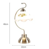 AOLIr Dimming and Remote Control Lights, American Fashion Luxury Pure Copper Decoration Study Lamp for Bedroom, Living Room(4783),Remote Control Switch