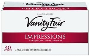 Amazon Com Vanity Fair Dinner Napkins Pre Folded 40 Ct Pack Of 2 By Georgia Pacific Kitchen Dining