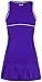 Bace Girls Purple and White Tennis Dress with Underpants Kids Tennis Dress Junior Netball Dress Golf Dress Sportswear (10-11 Year Old)
