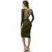 Wowowdress Womens Sexy Bandage Long Sleeve 2 Piece Backless Party Evening Dress(M)