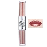 TOUCH IN SOL Metallist Liquid Foil Lipstick Duo (#2 Penny) - Ultra RIch Color Metal Lips, Creamy and Matte Metallic Liquid Duo, Super Long Wearing Shimmer Lips
