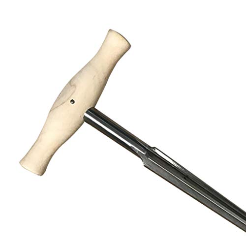 image for kesoto Violin Cello Straight Hole Reamer Wood Handle Flute Peg Reamer 