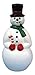 General Foam Plastics C5290TS Snowman Pipe Figurine, 34-Inch