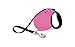 FLEXI Freedom Soft Grip Retractable Belt Dog Leash, Large, 16-Feet Long, Supports up to 110-Pound, Pink/Black