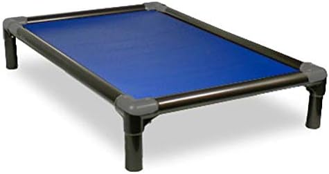 Kuranda Dog Bed - Chewproof - Walnut Kennel PVC - Indoor - Elevated - High Strength PVC - Metal Top Corners - Easy to Clean - Dries Quickly - Heavy Duty Vinyl Fabric
