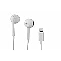 Apple iPhone 7, iPhone 7 Plus, iPhone 8, 8Plus Earpod / Earbud / Earphones / Headphones with 3.5MM AUX to Lightning Connector - White - (Bulk Packaging)