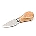 HULLR Premium Stainless Steel Cheese Knives Set Collection in Wood Cheese Block 6-Piece set