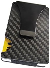 Men Metal Wallet Credit Card Holder, Slim Aluminum Money Clip Wallet with RFID Blocking Technology