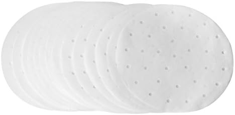 Kana Premium Perforated Parchment Air Fryer Paper Liners - 100 Eco-Friendly Pack - For Bamboo Steamer, Steaming Basket, Rice, Dim Sum (8 inch)