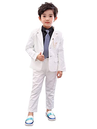 LOLANTA 2 Piece Suit Set Boys Blazer and Pants Set Leisure Clothes or Wedding Party Dress 2-13 Years