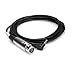 Hosa XVM-110F 10 Feet Right-Angle 1/8 Inches TRS to XLR Female Cable